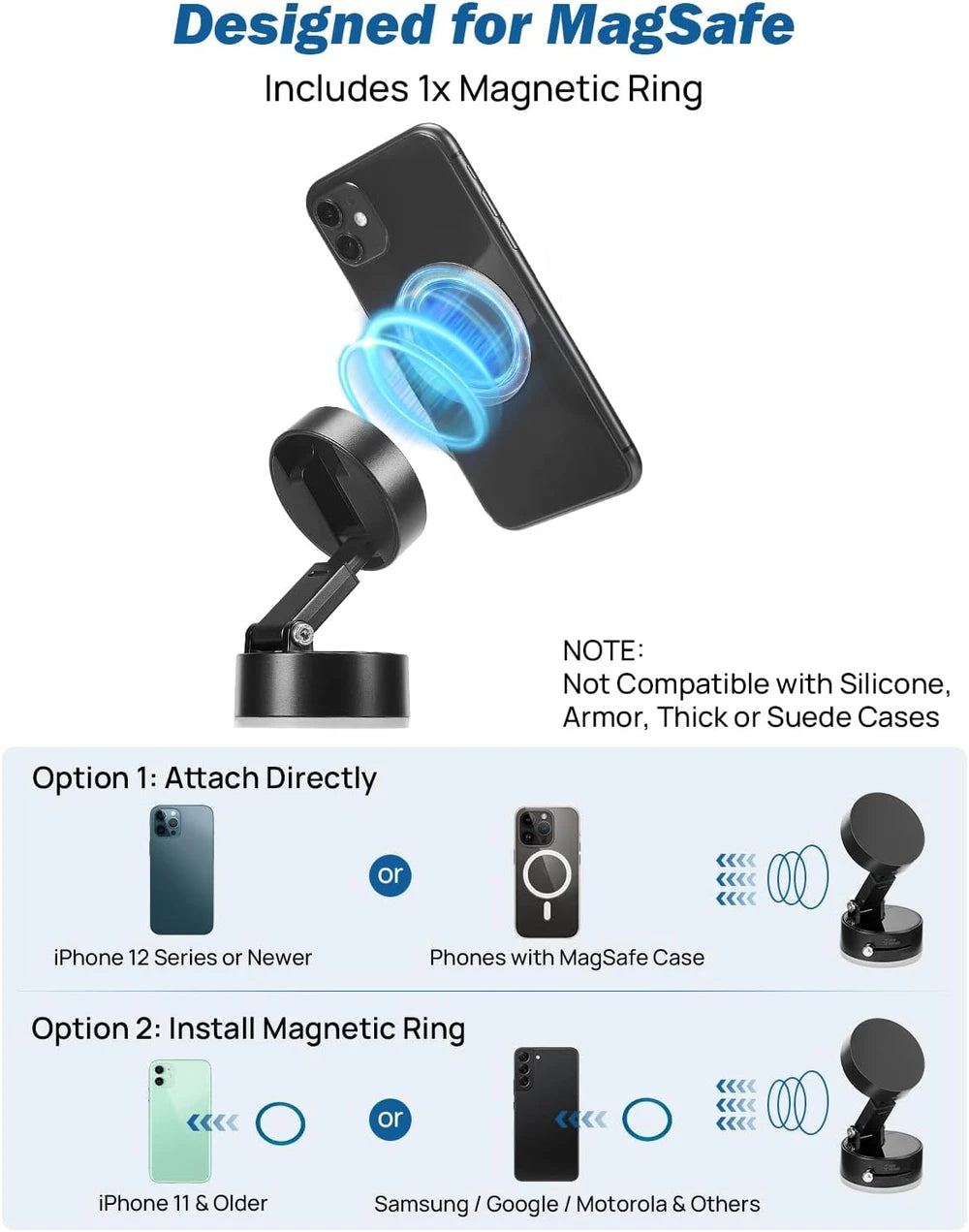 Magnetic Shower Phone Mount