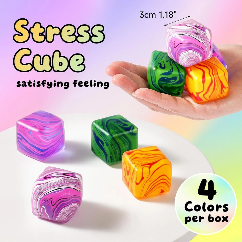 Textured Squishy Fidget Cube