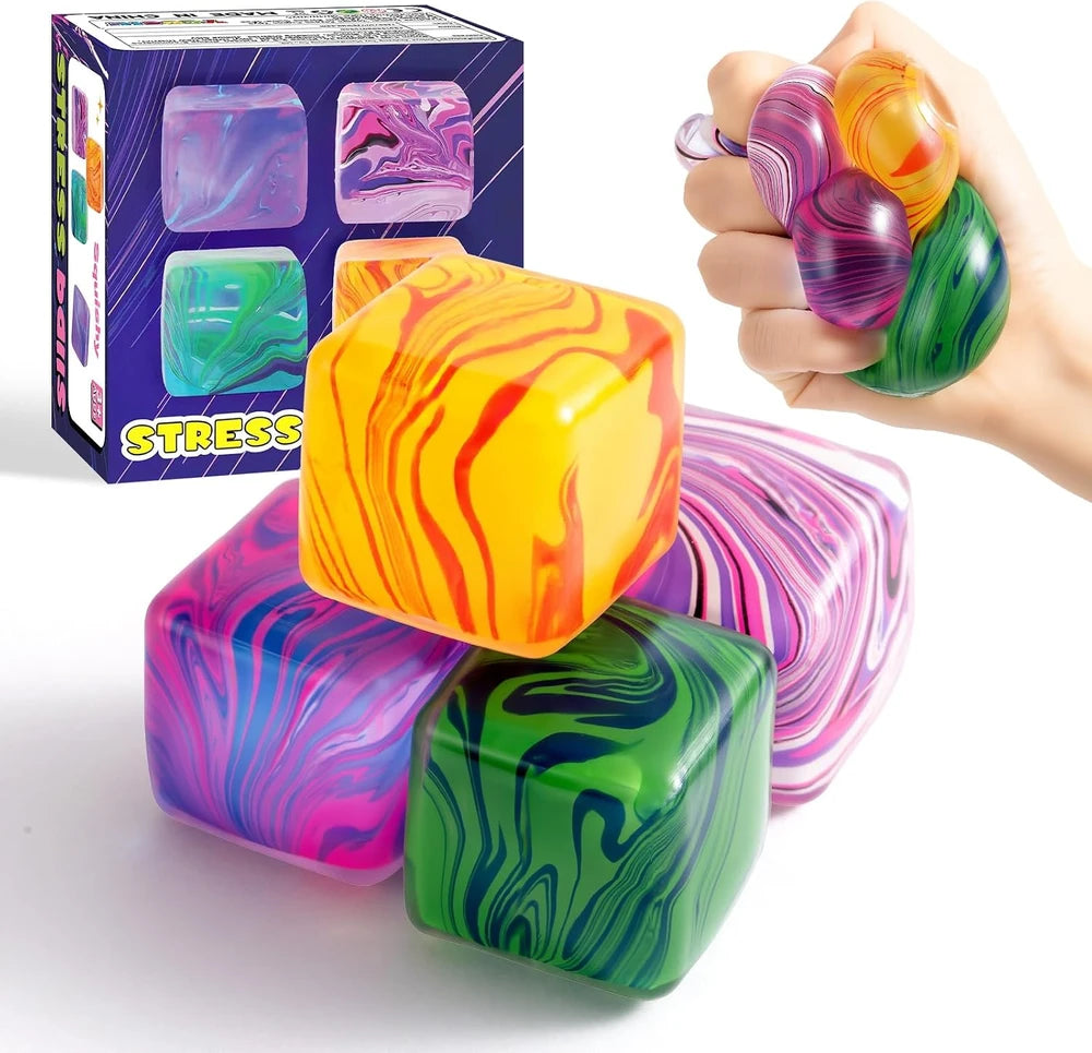 Textured Squishy Fidget Cube